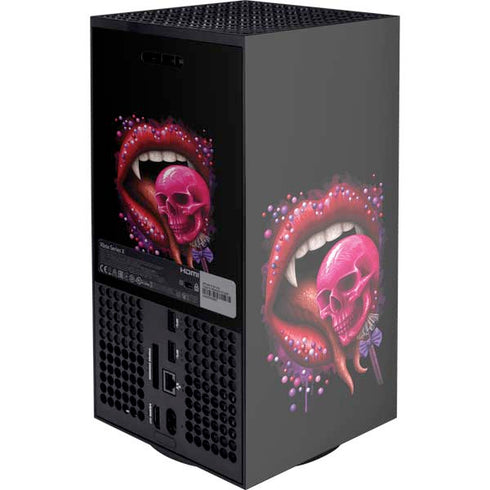 Vampire Skull Lollypop by Sarah Richter XBox Series X Digital Edition Console Skin